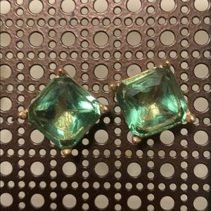 Kate Spade green stud earrings